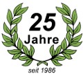 Wir sind schon seit über 25 Jahren für Sie da!